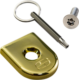 Tornillo de seguridad para asiento SADDLEMEN - Dorado 8911GO 