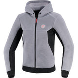 ALPINESTARS Stella Chrome Super Airflow Hoodie - Mid Gray/Black/Pink - XS 4210126-9299-XS
