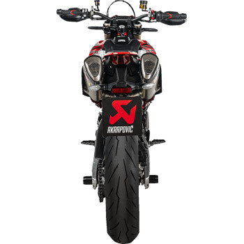 AKRAPOVIC Slip-On Line Mufflers - Titanium - Hypermotard 698 2024 -2025 S-D6SO2-HAPLT  1811-4722