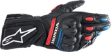 Guantes ALPINESTARS Honda SP-8 V3 - Negro/Rojo brillante/Azul - 2XL 3558423-1317-2X