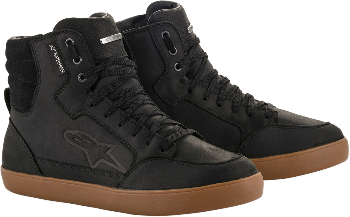 Zapatos impermeables ALPINESTARS J-6 - Goma negra - Talla 10 de EE. UU. 2542015-1084-10