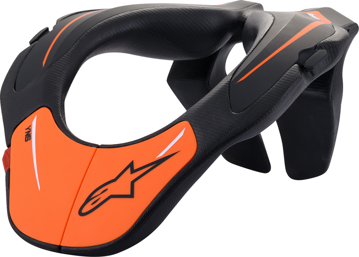 Soporte de cuello juvenil ALPINESTARS - Negro/Naranja - Talla única 6540118-14-OS