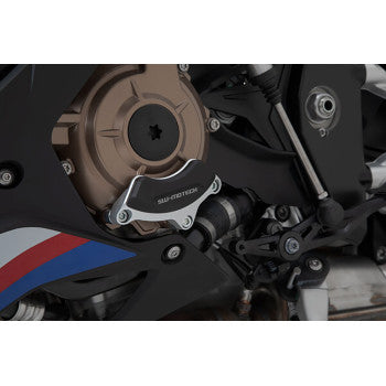 Protector de cárter de motor SW-MOTECH - Negro/Plateado - BMW - S1000 R | M1000 RR MSS.07.540.10100 