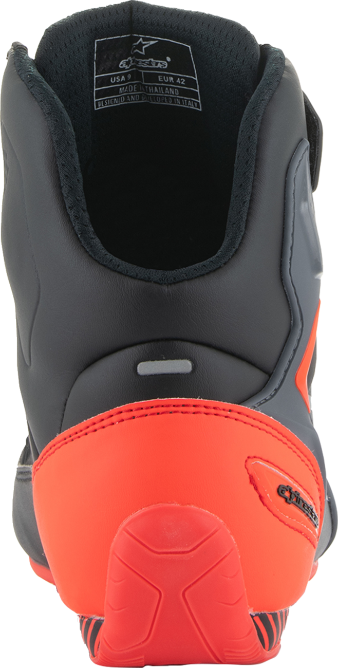 Zapatillas ALPINESTARS Faster-3 - Negro/Gris/Rojo - Talla 8.5 (EE. UU.) 2510219-1130-8.5