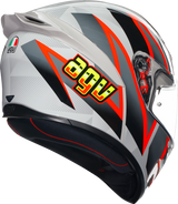 Casco de moto AGV K1 S - Blipper - Gris/Rojo - Pequeño 2118394003030S