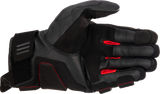 Guantes ALPINESTARS Phenom - Negro/Rojo Brillante - Pequeños 3501723-1303-S