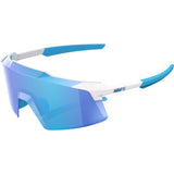 Gafas de sol 100% Aerocraft - Blanco mate - Azul HiPER 60032-00011 