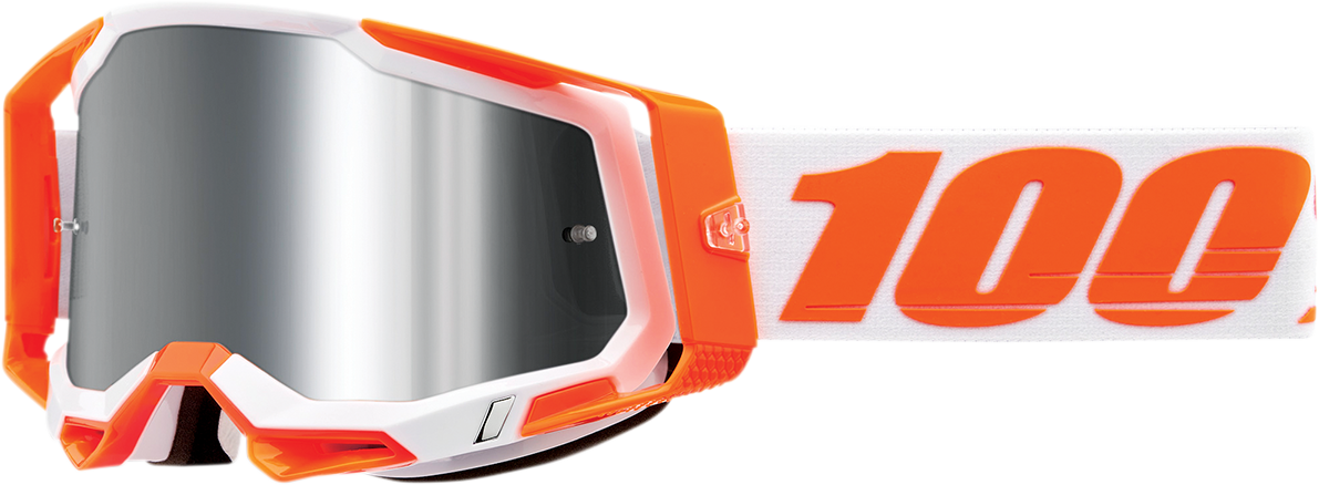 Gafas 100% Racecraft 2 - Naranja - Espejo plateado con destellos 50010-00013