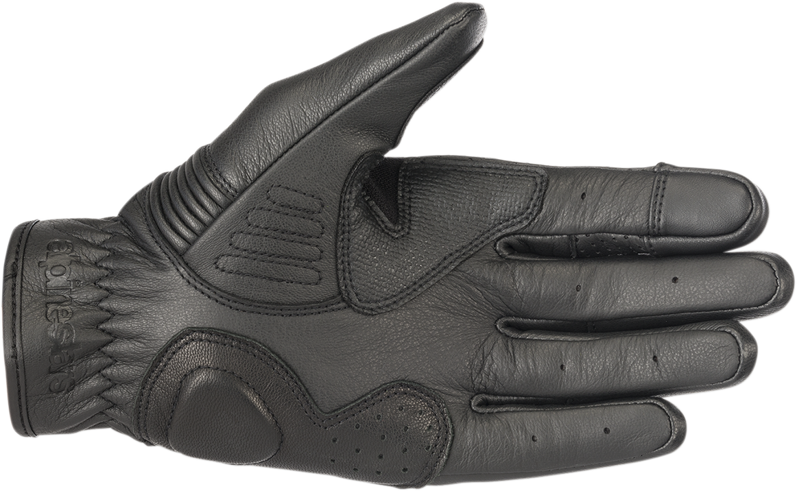 Guantes ALPINESTARS Crazy Eight - Negro/Negro - Pequeños 3509018-1100-S