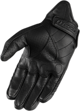 Guantes perforados ICON Pursuit Classic™ - Negro - Pequeños 3301-3830