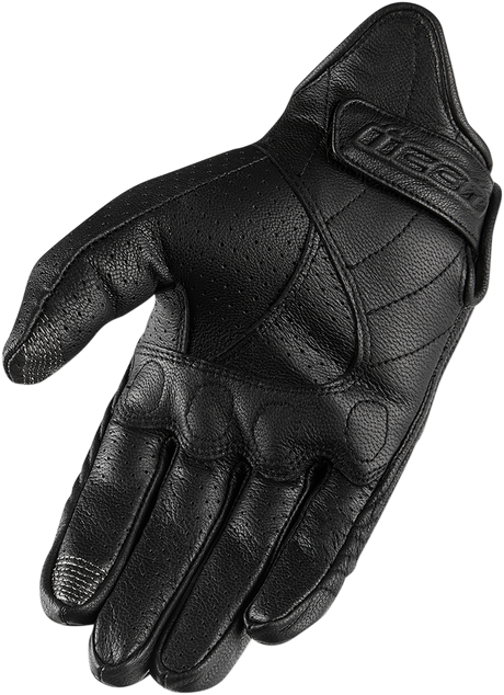 ICON Pursuit Classic™ Perforated Gloves - Black - XL 3301-3833