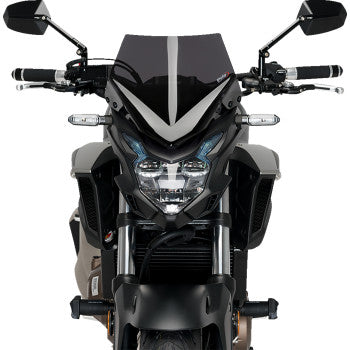 Cúpula deportiva PUIG HI-TECH PARTS de nueva generación - Ahumado oscuro - CB500F 21412F 