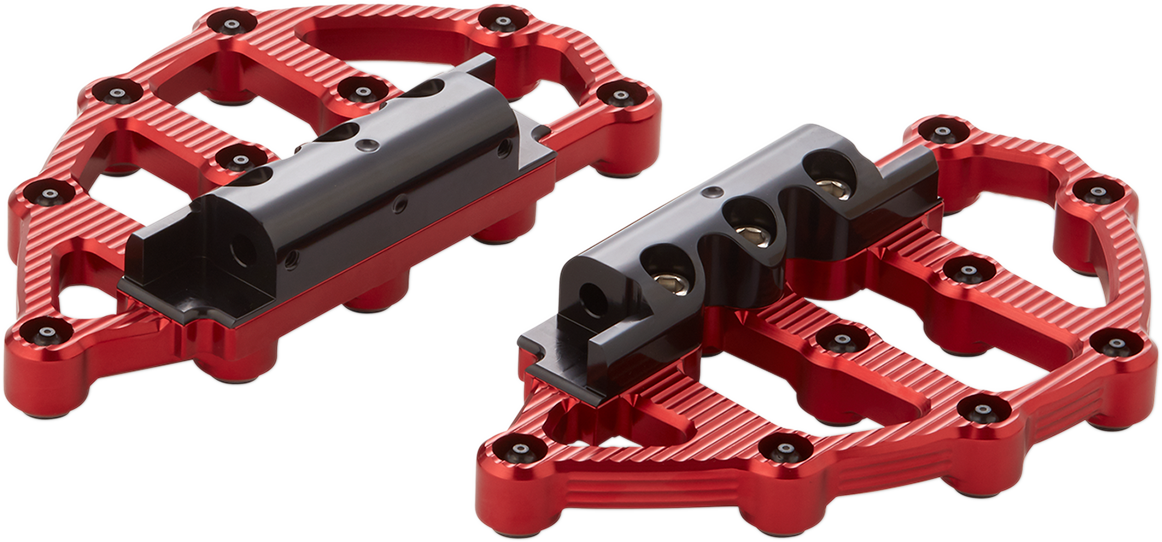 Estribos de pasajero ARLEN NESS MX - Rojo 06-898 