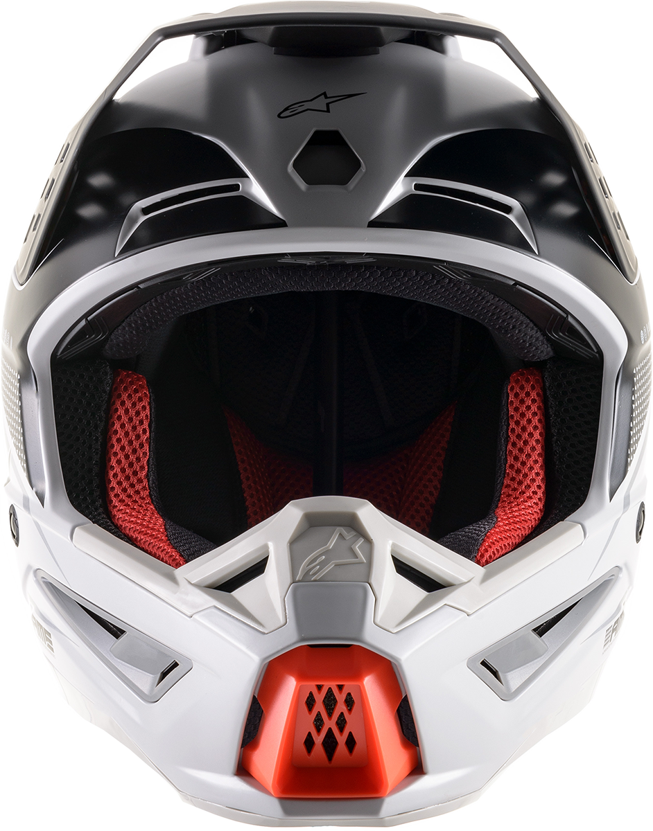 Casco de motocicleta ALPINESTARS SM5 - Rayón - Gris/Negro/Plateado - Mediano 8304121-928-MD
