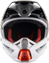 Casco de motocicleta ALPINESTARS SM5 - Rayón - Gris/Negro/Plateado - Mediano 8304121-928-MD