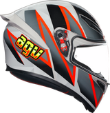 Casco de moto AGV K1 S - Blipper - Gris/Rojo - Pequeño 2118394003030S