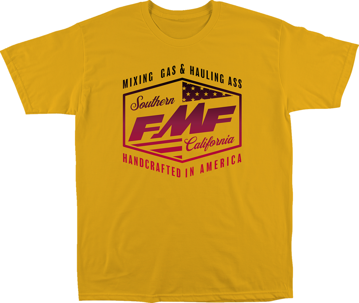 Camiseta FMF Industry - Dorada - Talla pequeña FA22118911GLDS 3030-22456 