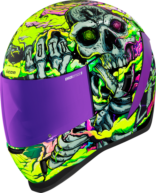 ICON Airform™ Motorcycle Helmet - Hippy Dippy - Purple - Small 0101-16025