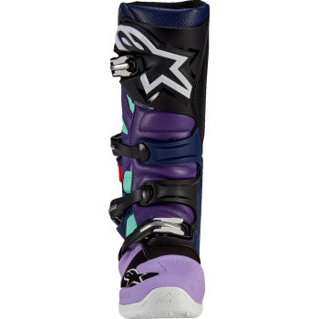 Botas ALPINESTARS Imperial Tech 7 de edición limitada - Morado/Azul/Negro - Talla 8 (EE. UU.) 2012014-387-8 