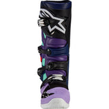 Botas ALPINESTARS Imperial Tech 7 de edición limitada - Morado/Azul/Negro - Talla 9 (EE. UU.) 2012014-387-9 