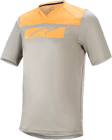 Maillot ALPINESTARS Drop 4.0 - Manga corta - Gris/Naranja - Talla grande 1766220-6004-LG