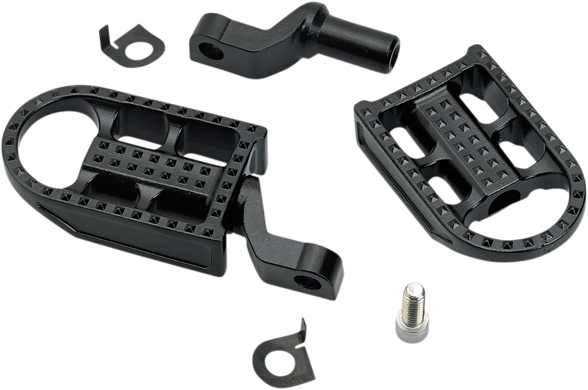 Estriberas BILTWELL Mushman - Escalón - Galvanizado en negro 7002-201-02 