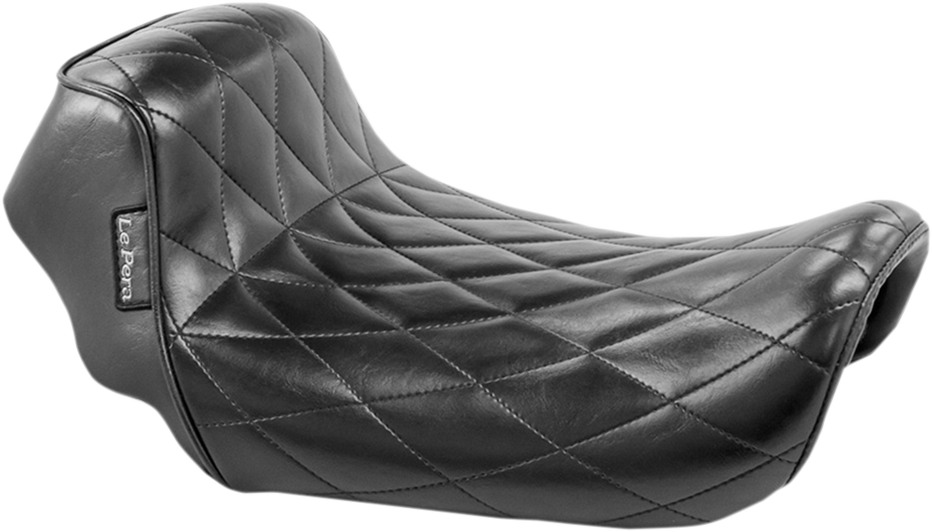 Asiento individual LE PERA Sprocket - Diamante - Negro - FXD '06-'17 LK-321DM 