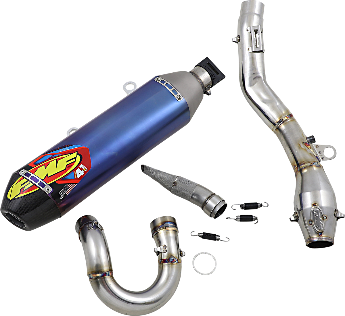 fmfmさん専用 FMF 4.1 RCT Exhaust with MegaBomb - Anodized Titanium KTM 500 XCF