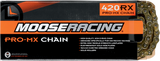 Cadena MOOSE RACING 420 RXP Pro-MX - Dorada - 120 Eslabones M576-00-120 