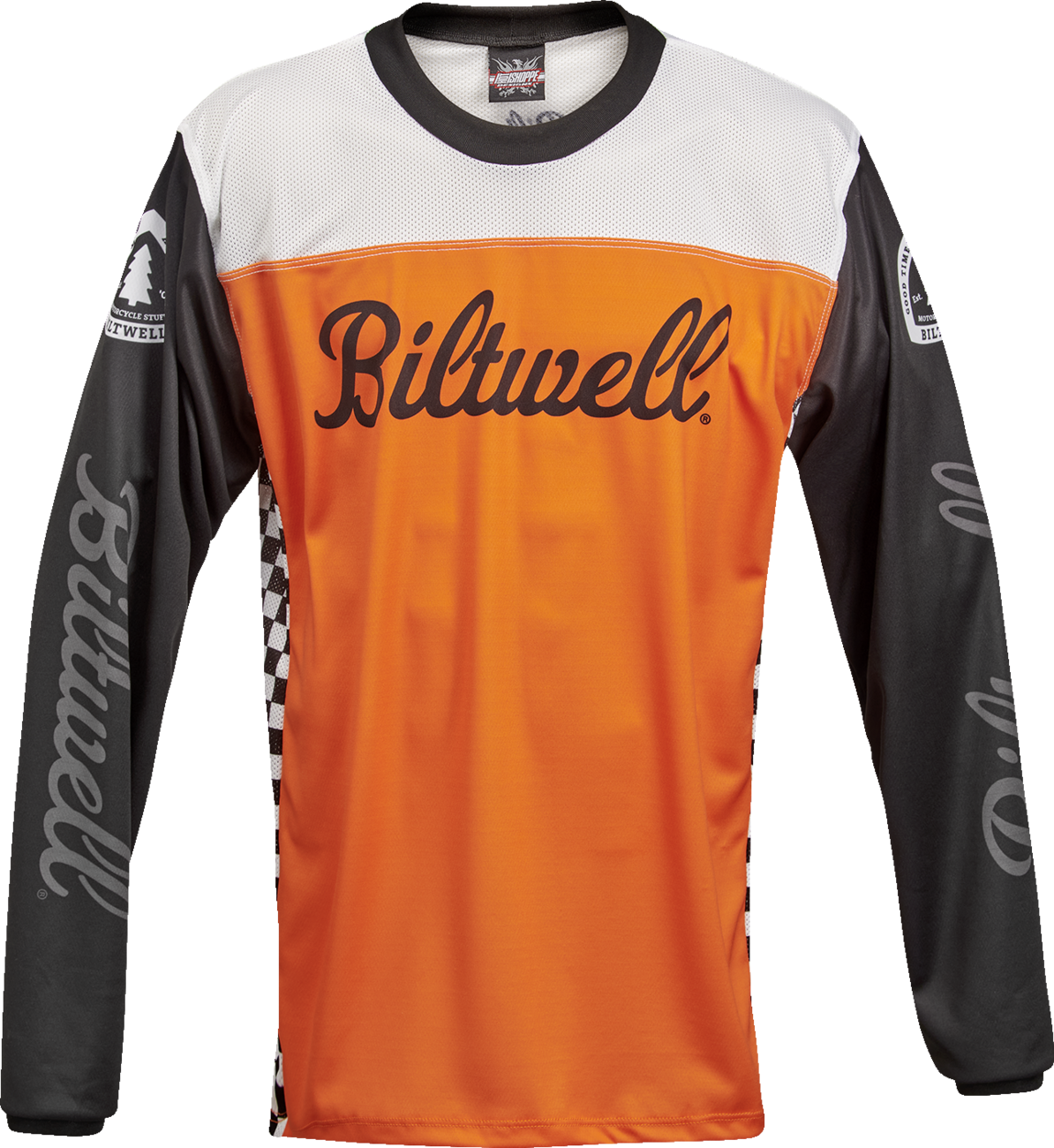 Camiseta BILTWELL Good Times - Naranja/Negro - Mediana 8120-087-003 