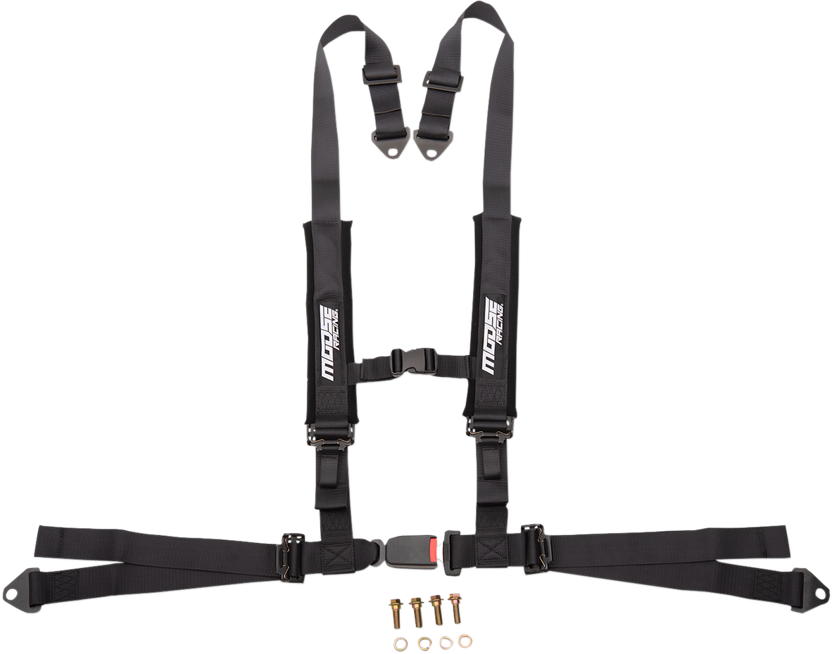 Arnés de asiento MOOSE UTILITY - 4 puntos - 2x2 - Negro 100-4402-PU 