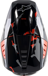 ALPINESTARS SM5 Motorcycle Helmet - Rover - Gray/Red - Medium 8303921-1392-MD