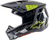 ALPINESTARS SM5 Motorcycle Helmet - Rover - Gray/Yellow - Large 8303921-1592-LG