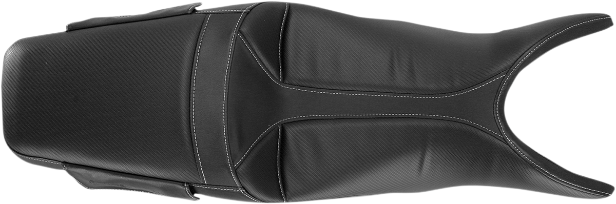 Asiento SADDLEMEN Adventure Tour - Monobloque - Estándar - Cosido - Negro - Tiger 800 0810-T119