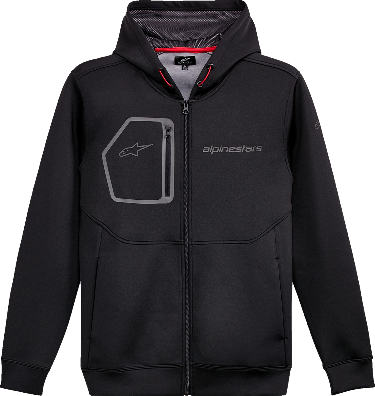 Sudadera con capucha ALPINESTARS Convex Tech - Negra - Grande 12125302010L
