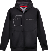 Sudadera con capucha ALPINESTARS Convex Tech - Negra - Grande 12125302010L