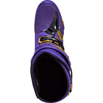 Botas ALPINESTARS Salt Lake Tech 10 de edición limitada - Morado/Dorado/Negro - Talla 11 de EE. UU. 2010020-373-11 