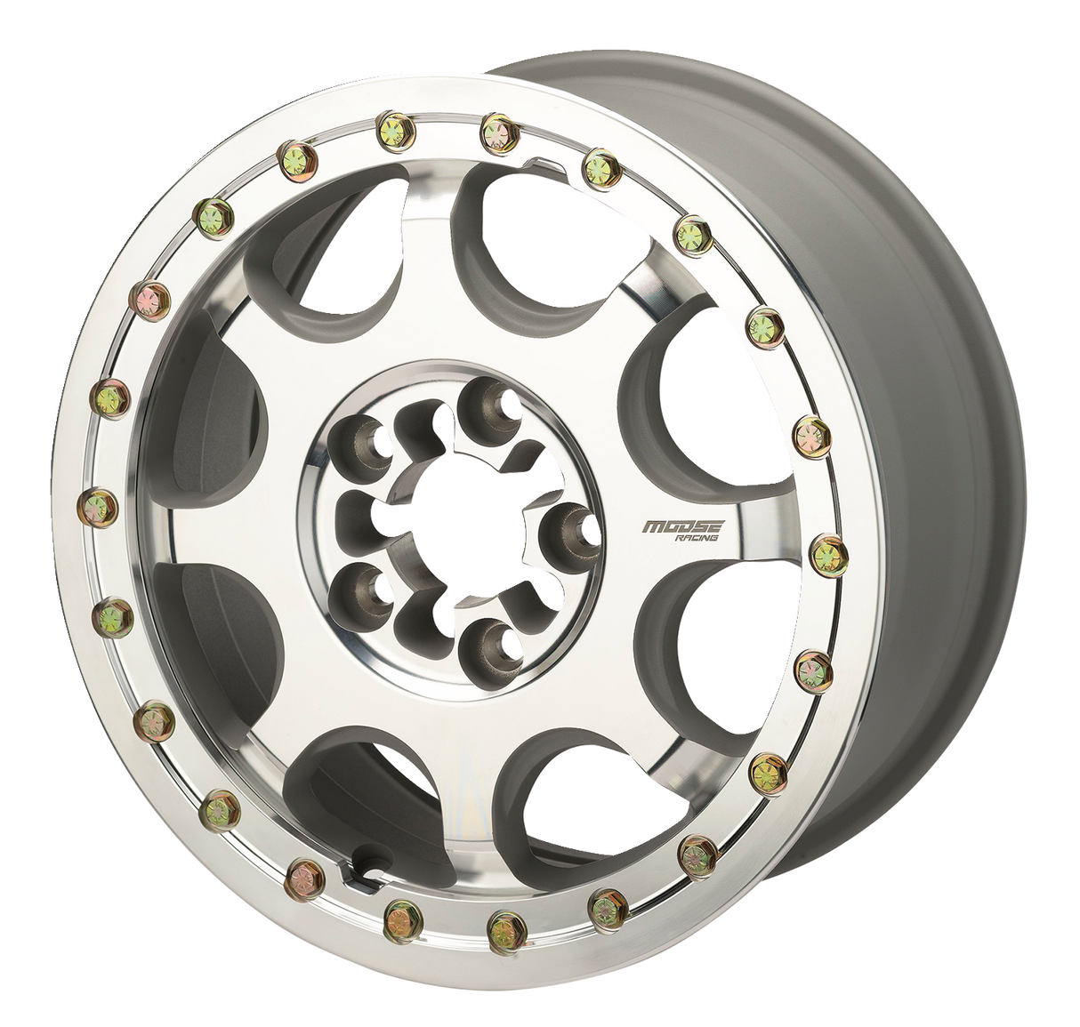 Rueda MOOSE UTILITY - 351X 5-Lug Beadlock - Delantera/Trasera - Mecanizada - 15x7 - 5/4.5 - 5+2 351BM157545CF64 