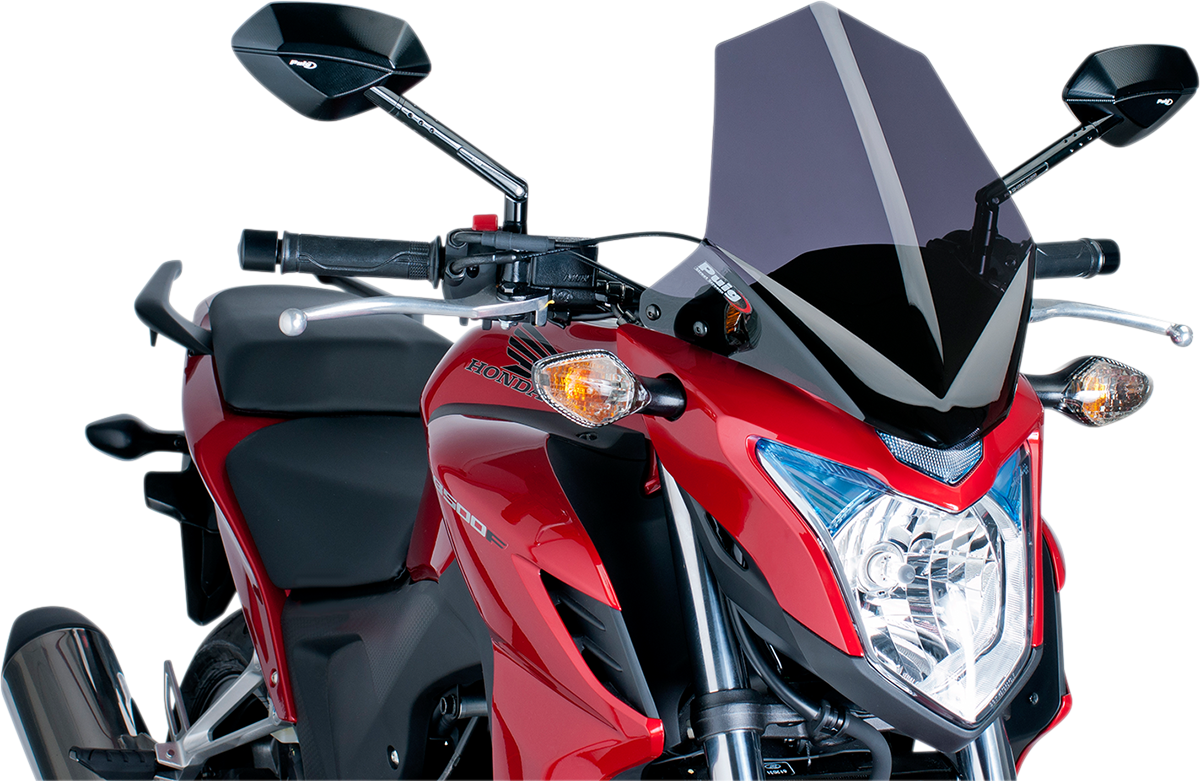 Cúpula PUIG HI-TECH PARTS Nueva Generación - Ahumado Oscuro - CB500F 6437F 