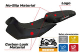 Aprilia Caponord 1200 2013-2017 Seat Cover TPZ Italia Black