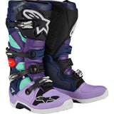 Botas ALPINESTARS Imperial Tech 7 de edición limitada - Morado/Azul/Negro - Talla 8 (EE. UU.) 2012014-387-8 