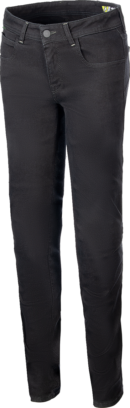 Pantalones vaqueros de equitación para mujer ALPINESTARS Daisy v3 - Negro enjuagado - 24 3338524-1202-24