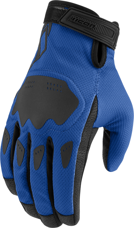 ICON Hooligan™ CE Gloves - Blue - Small 3301-4360