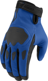 Guantes ICON Hooligan™ CE - Azul - Pequeños 3301-4360