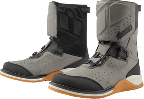 ICON Alcan Waterproof Boots - Gray - Size 9 3403-1247