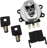Interruptor de encendido DRAG SPECIALTIES - Calavera - Cromado 21-0209SKD