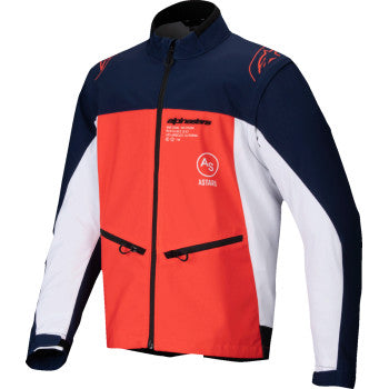 Chaqueta softshell Lite-Dura de ALPINESTARS - Azul marino/Naranja/Blanco - Talla grande 3700225-7162-L 
