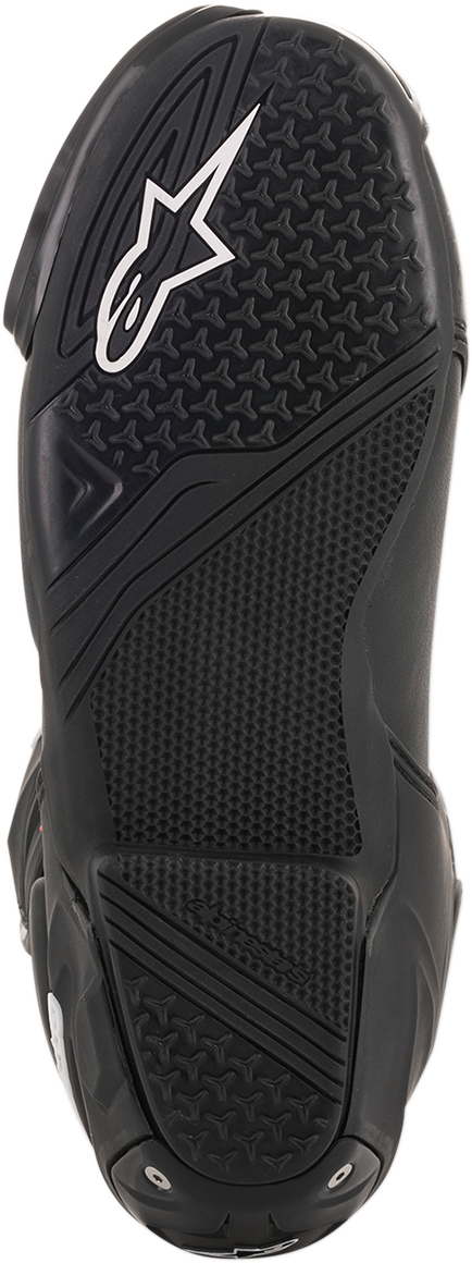 Botas ALPINESTARS SMX+ - Negro/Blanco/Rojo Fluorescente - Talla 10.5 EE. UU. / 45 UE 2221019-1231-45