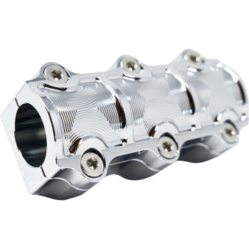 Elevadores KODLIN USA - Bloque grande - Incluye abrazadera - Cromados K55119 