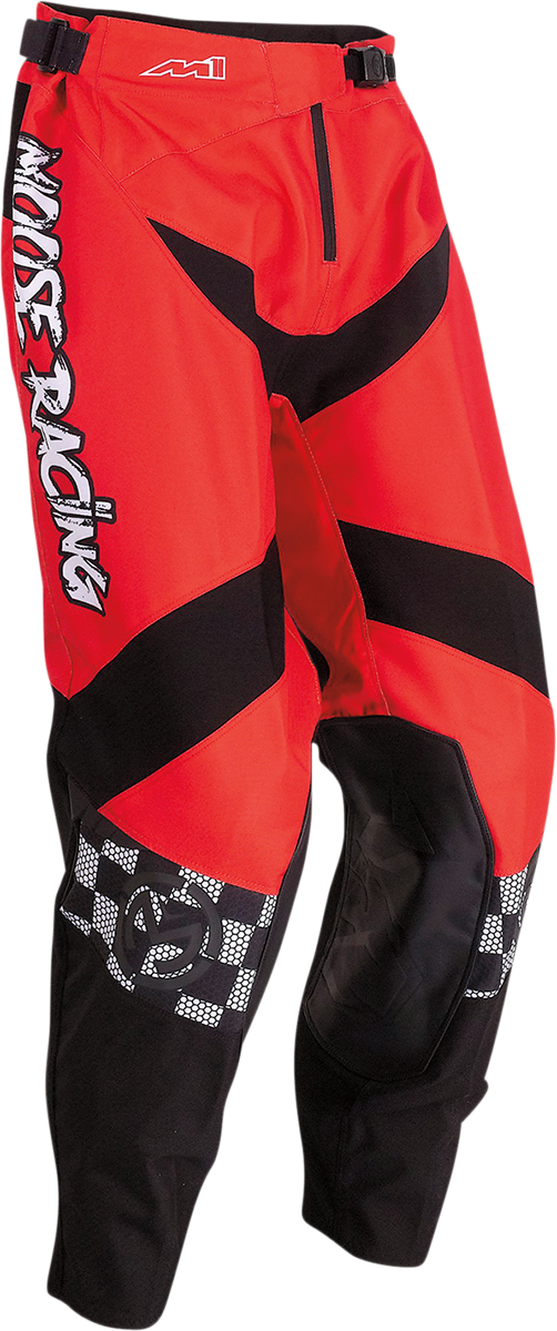 Pantalones MOOSE RACING M1 - Rojo - 28 2901-9645